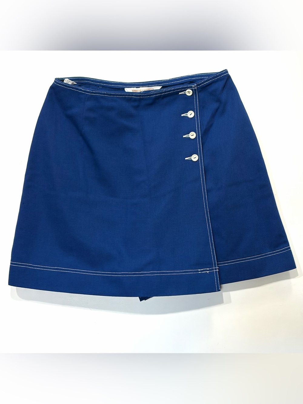 Vintage- 💙 Koret of California- Navy Mini Skort with White Contrast Stitching 🤍